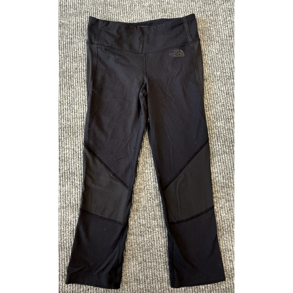 The North Face Black Women's Capri Athletic Leggings Yoga Pants Size Small